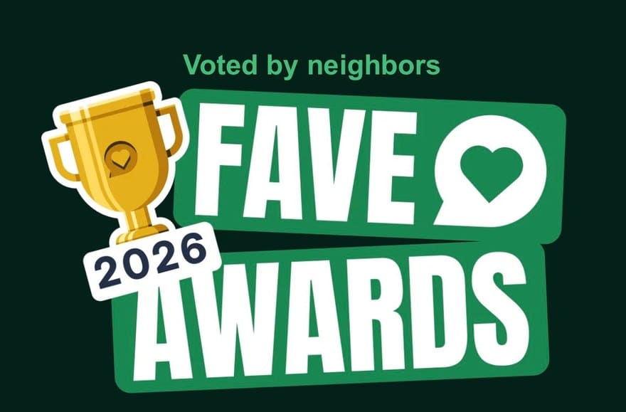 Nextdoor Neighbors Fave Awards 2026 - voted by neighbors